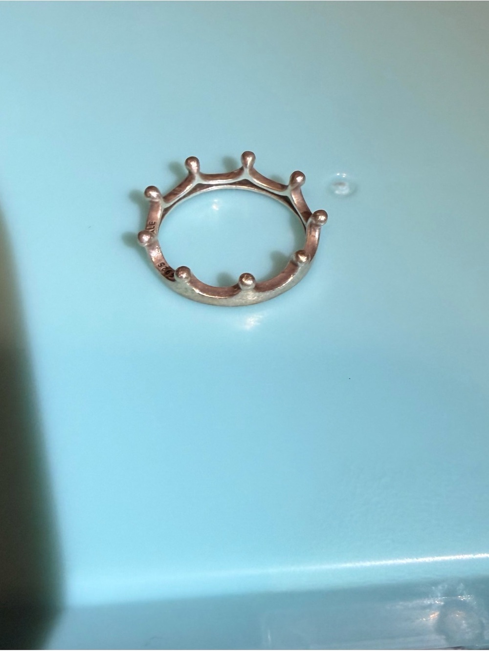 Silver Pandora Crown Ring